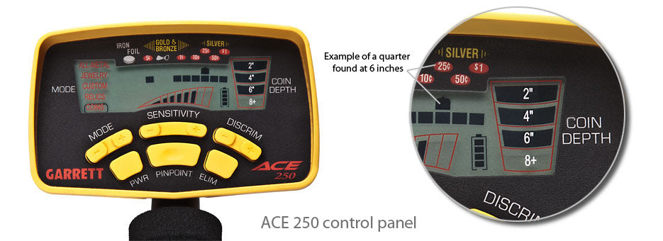 Garrett Ace 250 - Detector de metales